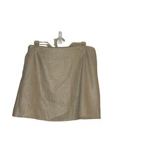 Myan Skirt with glitter cream/tan Large